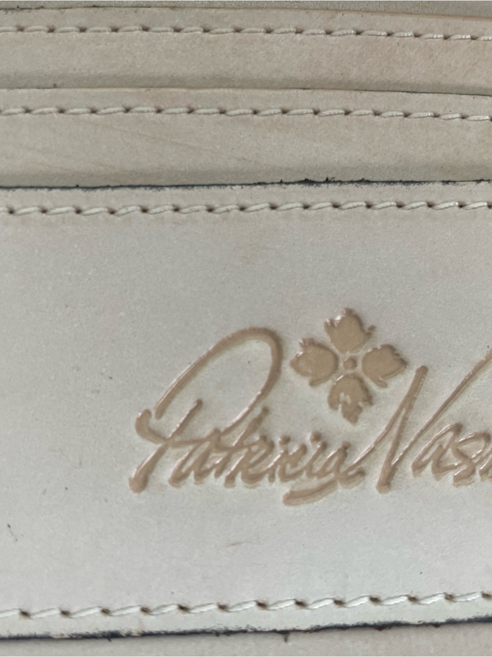 Patricia Nash Cauchi Wallet Chalk White Tooled Leather Western Luxe Cottagecore - Picture 11 of 16
